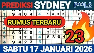 PREDIKSI SYDNEY POOLS SABTU 17 JANUARI 2026 / TARIKAN PAITO SYDNEY / RUMUS KEPALA EKOR 