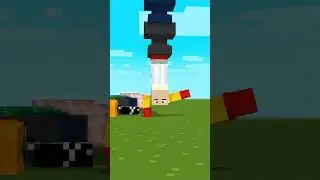 Help Steve Lift the Anvil and Win the Challenge! ⚡ #minecraft #beststeve