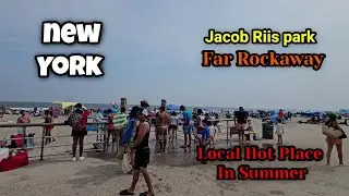 Jacob Riis Park Walking Tour | NYC’s Wide Sandy Beach & Boardwalk Summer Vibes