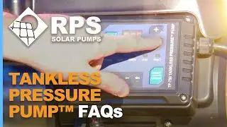 RPS Solar Powered Tankless Pressure Pump&trade;️ FAQ