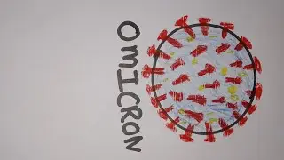 How to draw Omicron easily |Tutor&iacute;al |Subscribe like share comment