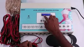 12 Channel Slimmer Machine for 24 Pads Weight Loss Fat Removal Body Slimming Machine