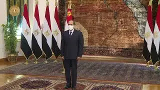 الرئيس عبد الفتاح السيسي يشهد أداء حلف اليمين لرئيس محكمة النقض