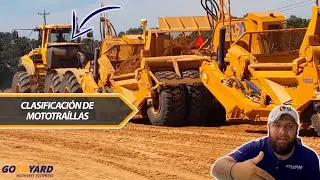 Así se clasifican a los scrapers o mototraíllas
