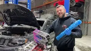 Jeep Trackhawk Gets a Demon Heart  Engine Swap Magic!