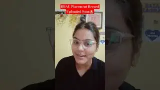 BBAU Placement Data🔥| Previous Year Placement Data, Higher And Average Package📍| Full Detailed Video