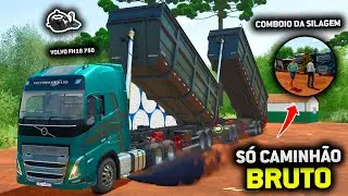 SÓ CAMINHÃO BRUTO NO COMBOIO DE SILAGEM - FARMING SIMULATOR 25 - EP 66 (EM BUSCA DO SUCESSO T2)