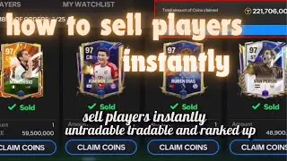How to sell any player instantly in FC Mobile