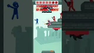 Stickman teleport 3d gaming shorts videos | stickman challenge gaming videos#gaming#automobile#2024