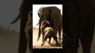 &ldquo;Jungle ka WWE: Haathi vs Sher &ndash; Size Matters!&rdquo;😂 &ldquo;Motapa vs Muscles: Haathi-Sher Showdown!&rdquo;😂