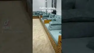 New design Arabic majlis sofa vinyar. Call for order 77776838