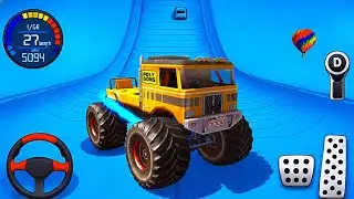 Monster Truck Mega Ramp Impossible Driver - Mega Ramp Monster Truck Racing - Android Gameplay