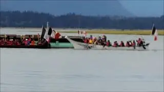 Canoes Arriving @ Kitimat Village