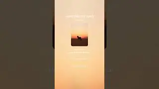 Sunset rider. my vocals
