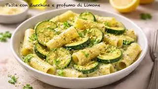 Pasta Corta con Zucchine e Profumo di Limone | Primo Fresco e Leggero 🇮🇹
