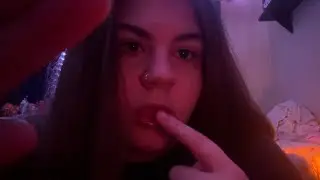asmr spit painting on u