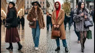 ITALIAN WOMEN’S WINTER STYLE 🇮🇹 MILAN STREET LOOKS 2025