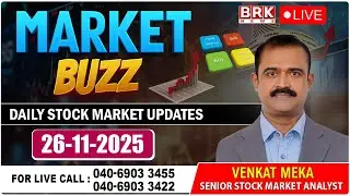 🔴LIVE : MARKET BUZZ | Daily Stock Market Updates || BRK News