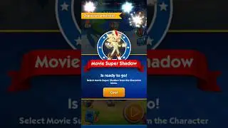 New character unlocked Movie Super Shadow run and collect rings Sonic  #sonic #sega @gaming81