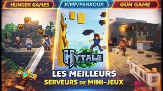 Hytale - Les MEILLEURS Serveurs de MINI-JEUX ! [HungerGames, Jump, Shooter, SkyWars...]