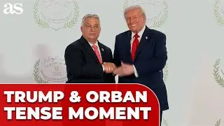TRUMP and ORBAN share TENSE HANDSHAKE at HISTORIC GAZA SUMMIT in EGYPT