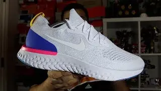 Nike Epic React Flyknit White OG Review + On Foot!