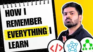 My Strategy to Remember Any Concept that I Learn 🔥 Try this for 21 Days