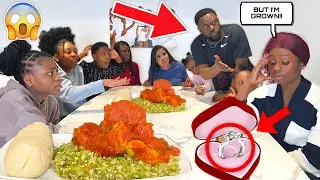 *MUST WATCH* I TOLD MY FAMILY OF 10 THAT I GOT ENGAGED AND THIS HAPPENED…