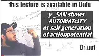 Actionpotential of sinoatrialnode|nodal actionpotrntialin simplest explanation in urdu by Dr uut