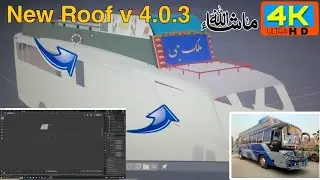 new roof v4.0.3 jb3 jb2 bus ki vip in Bus simulator Indonesia
