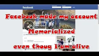 Facebook declared me died | How to recover memorialized account