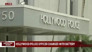 Hollywood police officer caught on camera striking handcuffed suspect, prosecutors say