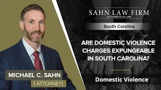 Are Domestic Violence Charges Expungable In South Carolina? | Michael Sahn &ndash; SC