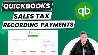 How to Record a Sales Tax Payment in QuickBooks Online #qbo  #salestax