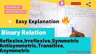 Binary relation on a set | CBSE class 11th and 12th | with Examples | Discrete Mathematics
