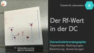 Der Rf-Wert in der D&uuml;nnschichtchromatographie - LF08 - Chemie f&uuml;r Laboranten - DerChemieFuchs