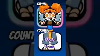 EMOTE❎ COUNTER✅ 🤫 #clashroyale