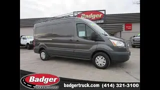 2016 Ford Transit 250 Medium Roof Extended Cargo Van, 3.5L V6, Automatic, Power Windows, Locks,