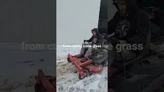 Этот парень очень любит косить траву 😂 🙄