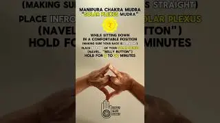 Manipura Chakra Yoga Mudra | How to Practice | Solar Plexus Chakra Mudra | Hand gesture