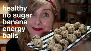 Healthy No-Sugar Banana Energy Balls &ndash; Oats, Dates & Coconut