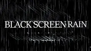 🎧 Listen and Fall Asleep in Under 3 Minutes | Heavy Rain & Dense Thunder Sounds | Black Screen Rain