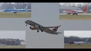 Ruch na lotnisku Balice (Krakow Airport - Poland)