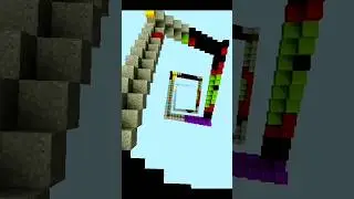 Satisfying falling sandart minecraft -craft lady 😱#minecraft #pixelart #shorts