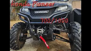 Honda pioneer 1000/700 Harbor freight Badland XZR 3500lb winch installation