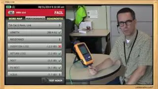 DSX 5000 CableAnalyzer Lubricant causes Insertion Loss to fail