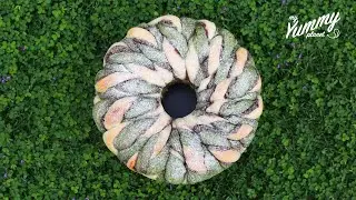 Matcha Red Bean Bread | 抹茶红豆三色面包