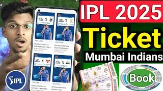 IPL ticket book Mumbai Indians home ground match I how to book IPL ticket wankhede stadium 2025
