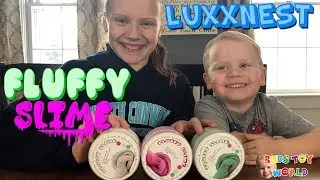 LUXXNEST Slime Review FLUFFY SLIME SCENTED Buds Toy World