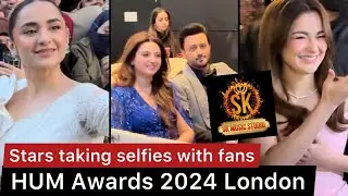 Hum Awards 2024 London with Hania Aamir, Atif Aslam, Mahira Khan, Yumna Zaidi #trending #viralvideo